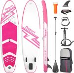 Premium Stand Up Paddle Board, Yoga Board with Durable SUP Accessories & Carry Bag | Wide Stance, Surf Control, Non-Slip Deck, Leash, Paddle and Pump for Youth & Adult - Image 4